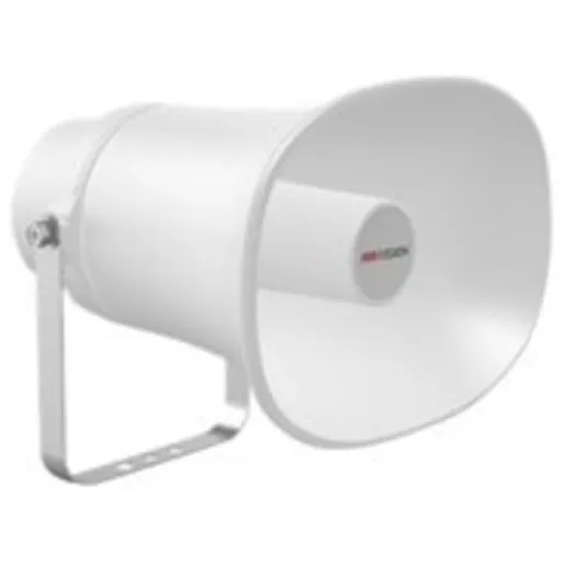 Imagen 1 de Bocina Exterior IP Hikvision, Transmisor de audio en tiempo real mSD LAN Blanco