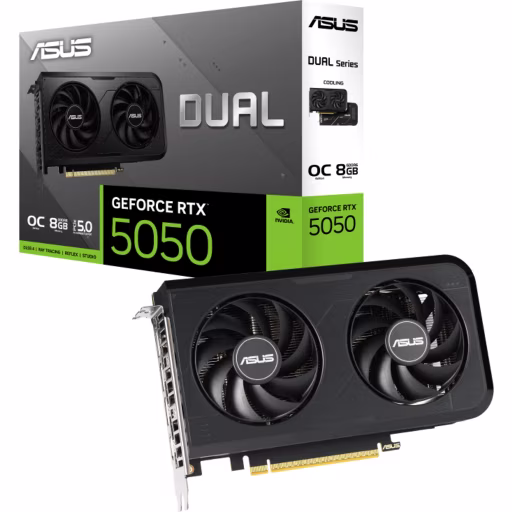 Imagen 0 de ASUS Dual GeForce RTX 5050 8GB GDDR6 OC Edition [DUAL-RTX5050-O8G]