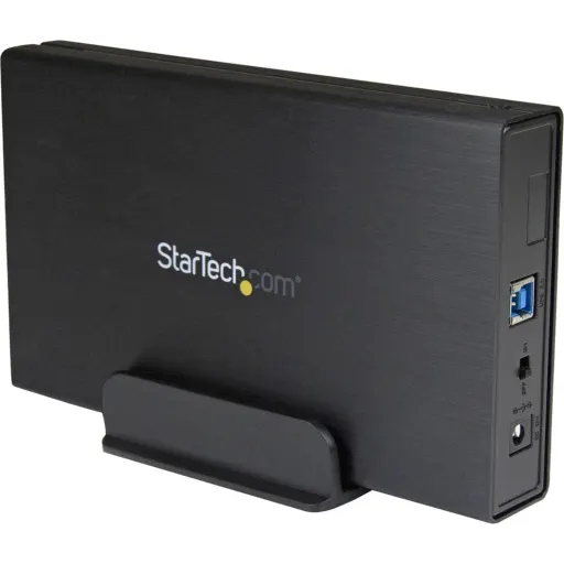 Imagen 0 de Cofre Porta Disco Duro SuperSpeed 3.5" SATA3 USB3.0 con UASP Aluminio Negro