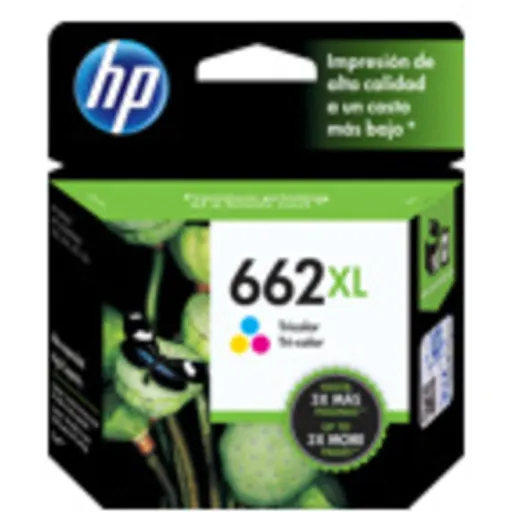 Imagen 1 de Cartridge HP 662XL Tricolor Tinta para Imp DeskJet 1015/1515/2510/264, 300Pág 8m