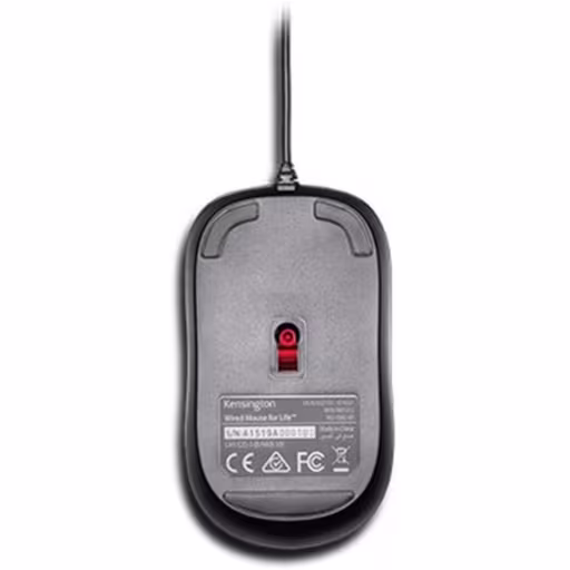 Imagen 12 de Mouse Alámbrico Kesington For Life Óptico 1000dpi 3 Botones USB Negro  