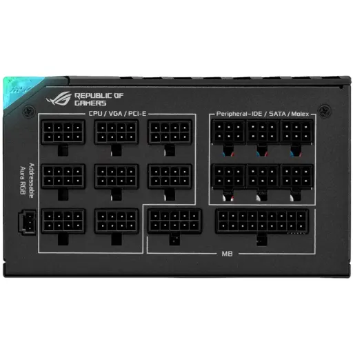 Imagen 6 de Fuente de Poder Asus ROG THOR 1000P2, 1000W 80 Plus Platinum Modular PFC Act ATX