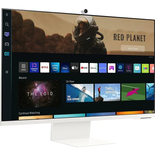 Imagen 3 de Monitor Smart Samsung M8 32" 4K 3840*2160 c/Cam VA WiFi BT HDMI 2*USB 60Hz