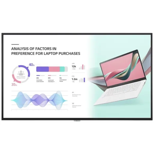 Imagen 0 de Monitor Profesional 24/7 LG 55" 4K UHD 3840*2160 IPS LED WiFi 4*HDMI 