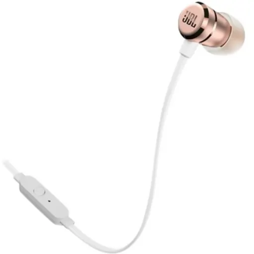 Imagen 1 de JBL T290 - Auriculares internos con micro - en oreja - cableado - conector de 3,5 mm - oro rosa