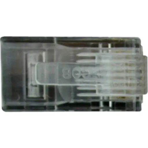 Imagen 2 de Paquete de 50 Unidades de Conectores RJ45 Cat5e Modulares Multifilares Stranded 