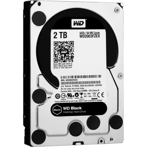 Imagen 0 de Disco Duro Western Digital Black 2TB 3.5" 7200PRM SATA III 6.0Gb/s 64 MB