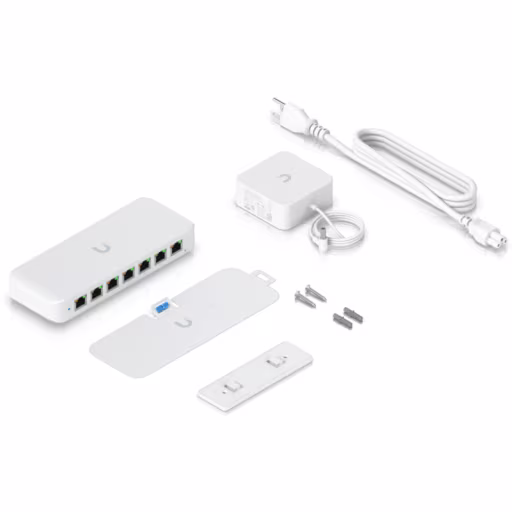 Imagen 7 de Ubiquiti Unifi Switch Ultra 60W A compact Layer 6 8-port GbE PoE switch with versatile mounting options 52W.