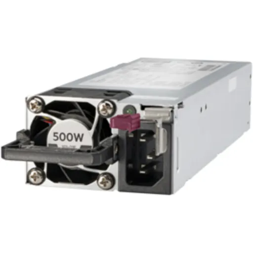 Imagen 0 de HPE 500W Flex Slot Platinum Hot Plug Low Halogen Power Supply Kit 