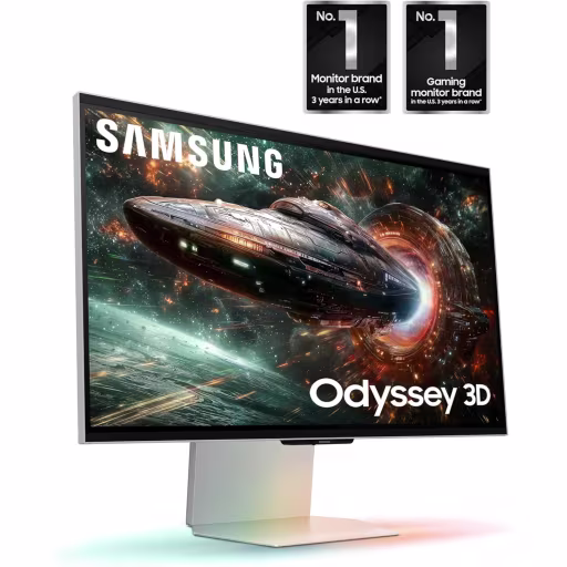 Imagen 3 de Monitor Vision 3D Gamer Samsung G90XF 27" 4K sin lentes IPS 165Hz Pivoteable