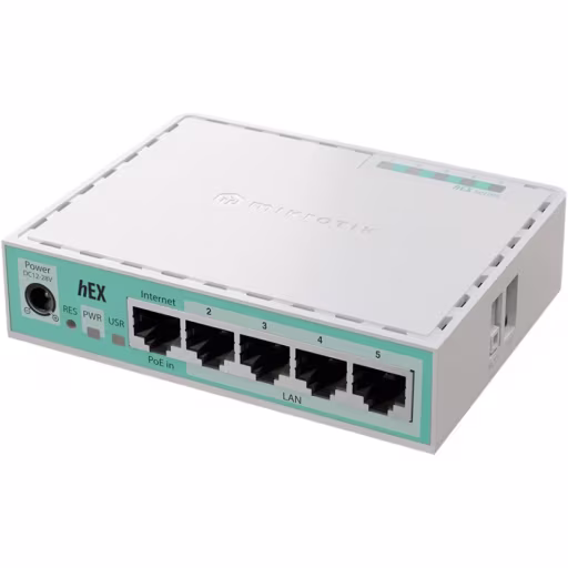 Imagen 0 de Router Mikrotik hEX Refresh E50UG, 5 Puertos Gigabit Dual-Core EN7562CT 950 MHz
