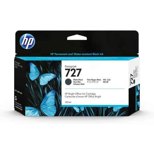Imagen 1 de Cartridge de Tinta HP 727 NEGRO MATE DesignJet T920/930/T1500/T930/T1530 130ml