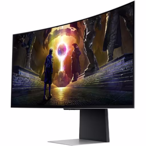Imagen 1 de Monitor Gamer Curvo Samsung G85SD Odyssey OLED G8 34" WQHD 1440p WiFi Bt 175Hz