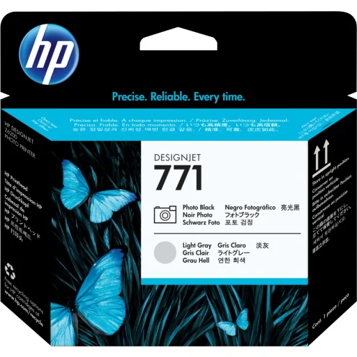 Imagen 0 de TINTA HP 771 CABEZAL NEGRO Y GRIS CLARO