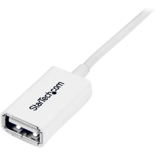 Imagen 3 de 1m White USB 2.0 Extension Cable - M/F
