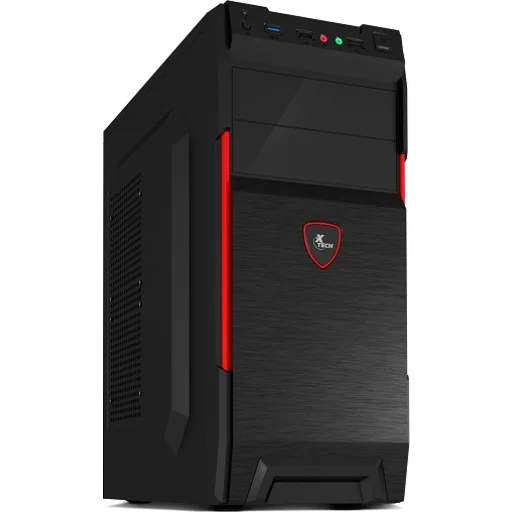 Imagen 1 de Gabinete XTech XTQ-214 Micro ATX 600W 2 USB 2.0 1 USB 3.1 Gen1 Negro