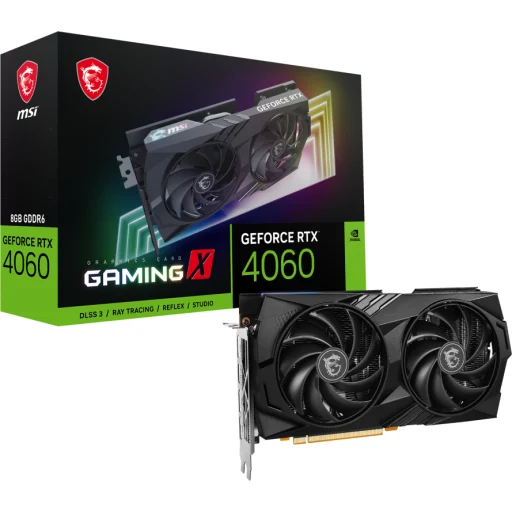 Imagen 1 de Tarjeta de Video MSI GF-RTX 4060 GAMING X 8GB GDDR6 PCIe G4 x8 3*DP HDMI ATX