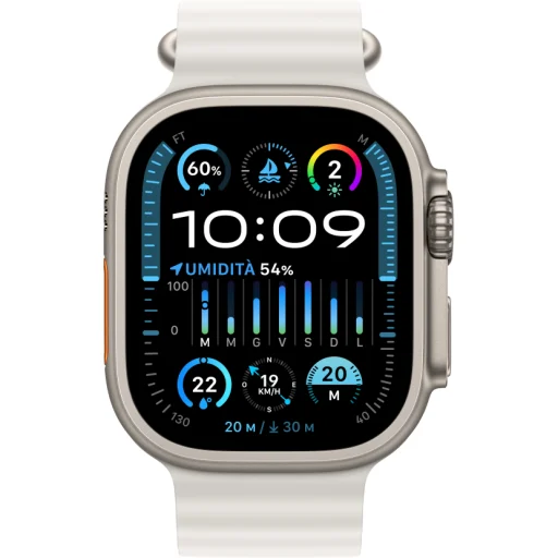 Imagen 1 de Smartwatch Apple Watch Ultra 2, 49mm OLED GPS Case titanio Correa Ocean White