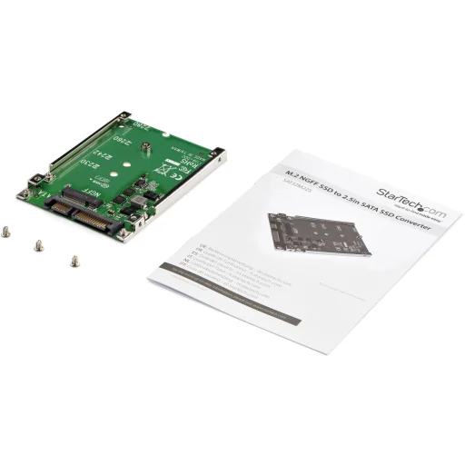 Imagen 3 de Adaptador Conversor SSD M.2 SATA a SATA de 2.5" - StarTech