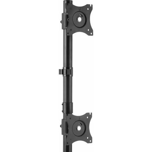 Imagen 2 de Soporte de Escritorio c/Base para 2 Monitores Vertical hasta 27" 10Kg Ajustable