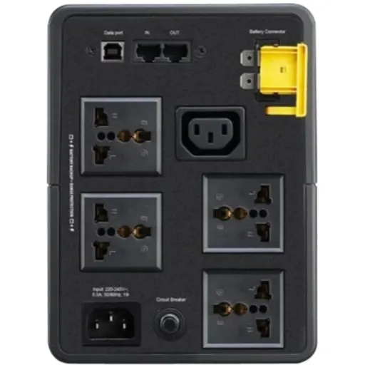 Imagen 5 de UPS APC Back-UPS 1200VA 230V AVR Universal Sockets