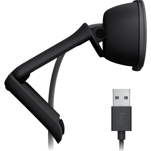 Imagen 5 de Cámara Web Logitech Brio 100, FHD1080p c/Mic Tapa Privacidad Color Graphite