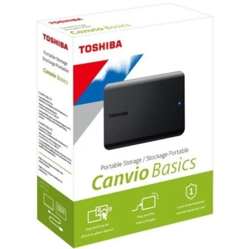 Imagen 4 de Disco Duro Externo Toshiba Canvio Basics 1TB 2.5" 5400RPM USB3.0 Color Negro