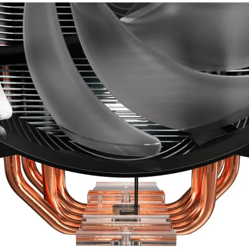 Imagen 6 de Disipador CPU Cooler Master MasterAir MA410M RGB, LGA 1151, AMD AM4