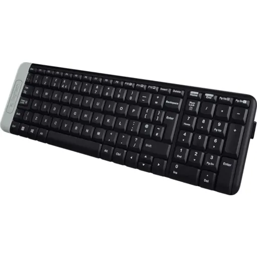 Logitech K230 Teclado Compacto Inalámbrico para Windows, 2.4 GHz