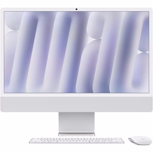 Imagen 0 de Apple iMac 24" Late 2024 (M4 10-Core CPU / 1 TB / 24 GB / Silver) [MCR24Z1K11T]
