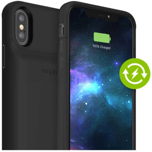Imagen 9 de mophie Juice Pack access - Caja de batería para teléfono móvil - policarbonato - negro - para Apple iPhone XS Max
