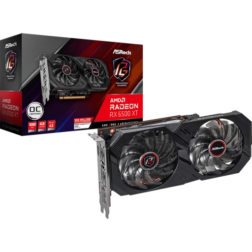 Imagen 0 de ASRock Radeon RX 6500 XT Phantom Gaming D 4GB OC [RX6500XT PGD 4GO]