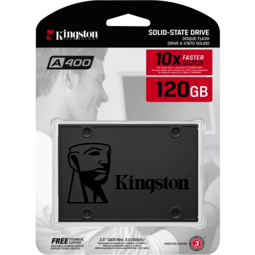 Imagen 3 de Unidad SSD Kingston SSDNow A400 120GB 2.5" 7mm SATA3 Lect 500MB/s Escr 320MB/s