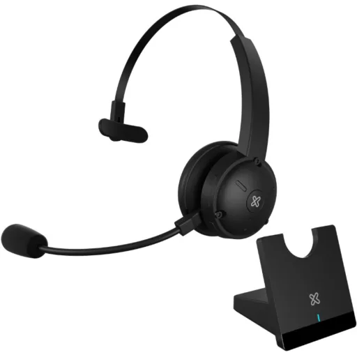 image of a Audífonos Inalámbricos Monoaural Klipx ON-EAR BT con Base Magnetica de Carga