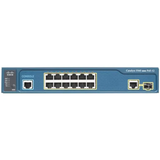 Imagen 1 de Switch  Cisco Catalyst 3560-CX 12-port compact Switch L3, POE- 12 x 10/100/1000 