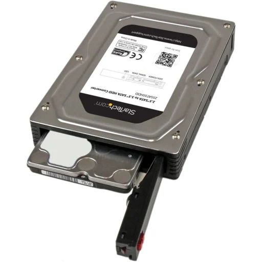 Imagen 2 de Cofre Porta Disco Duro StarTech HDD/SSD 2.5" SATA Altura máx 12.5mm p/Bahía 3.5"