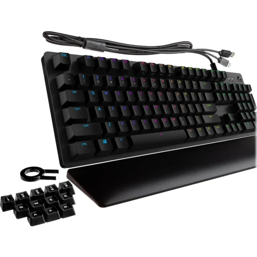 Imagen 13 de Teclado Gamer Alámbrico Logitech G513 RGB GX Brown Carbon Mecánico Español 