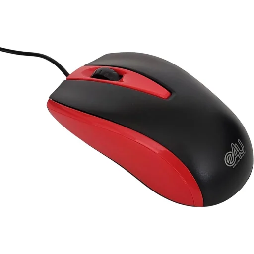 tecnomas.cl | [MOU150R] Genérico E4U Optical Mouse - Red (MOU150R)