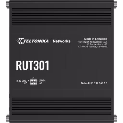 Imagen 5 de Router Industrial Teltonika RUT301, 5x RJ45 100Mb/s USB2.0 IP30 