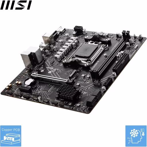 Imagen 3 de Tarjeta Madre MSI PRO B650M-B Socket AM5 2*DDR5 HDMI D-Sub 1*PCIex16 Slot LAN