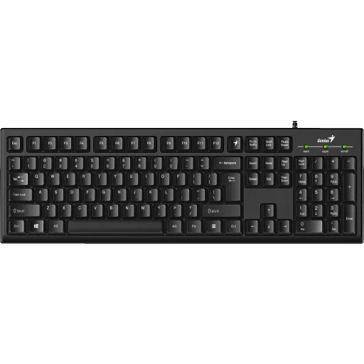Imagen 0 de Teclado Alámbrico Genius KB-100 Smart Funciones Personalizables-Antiderrame USB