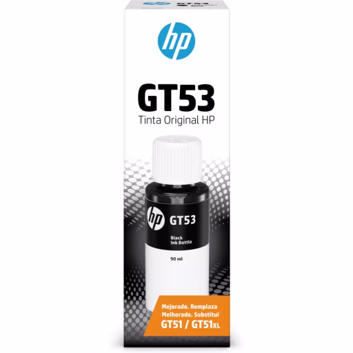 Imagen 0 de Botella de Tinta HP GT53 Negro Impr InkTank315/415 SmartTank515/615 4000Pág 90ml