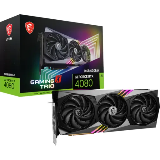 Imagen 0 de MSI GeForce RTX 4080 16GB GAMING X TRIO [RTX 4080 16GB GAMING X TRIO]
