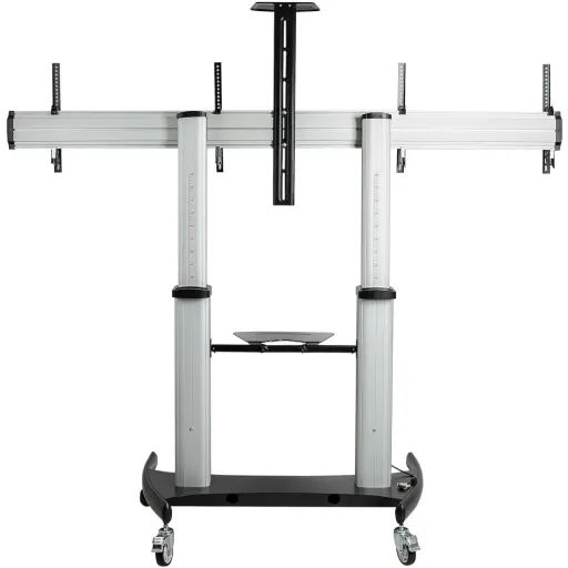 Imagen 3 de Soporte Pedestal c/Ruedas para TV Dual 37" A 60" hasta 50Kg VESA 600*400