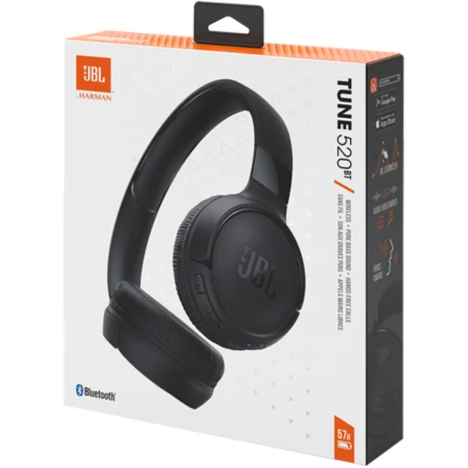 Audífonos Inalámbricos JBL Tune 520BT BT5.3 - Negro