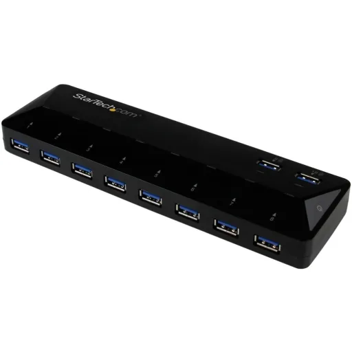 Imagen 0 de HUB Concentrador StarTech ST103008U2C, 10 Puertos USB3.0 y 2 prts 1.5A Negro