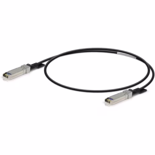 Imagen 1 de Cable Jumper de Cobre Ubiquiti UDC-2 SFP-SFP+ (1G-10G) 2 mts Pasivo color Negro