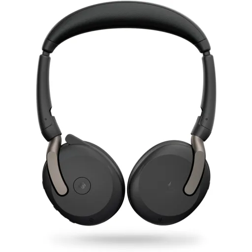 Imagen 2 de Audífonos Inalámbricos Prof Jabra Evolve2 65 Flex Link MS 380a c/mic USB-C/A Neg