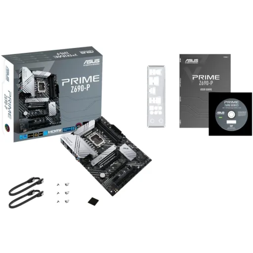 Imagen 7 de Tarjeta Madre Asus PRIME Z690-P LGA1700 12°G 4*DDR5 3*M.2 DP HDMI PS/2 USB3.2 AT