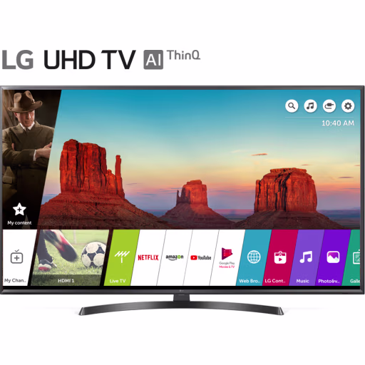Imagen 0 de Televisor LG 55" Smart TV 55UK6350 3840*2160 4K UHD HDMI*3 USB*2 WebOS